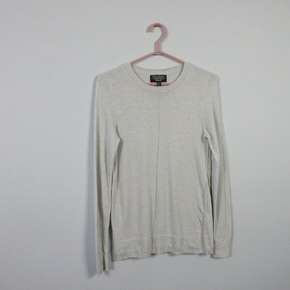 Banana Republic Filpucci Sweater Women S Grey Wool Cashmere Pullover Casual 198 - Picture 1 of 11